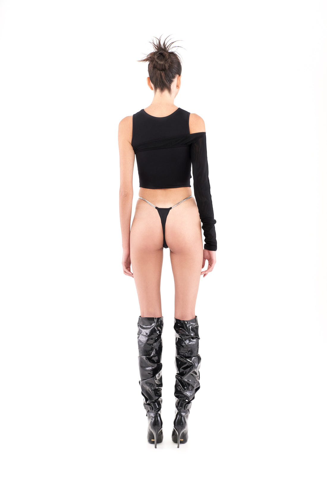 Double Slit Crop Top